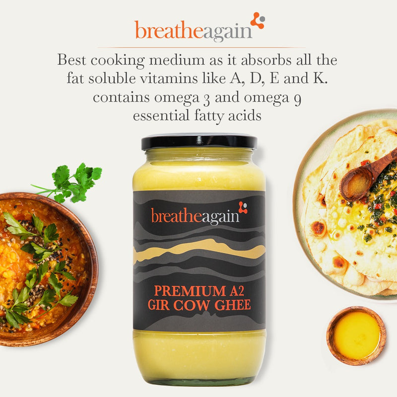 Premium A2 Gir Cow Ghee | Vedic Desi Bilona ghee | 100% Pure & Authentic